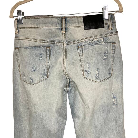 One Teaspoon Free Love Awesome Baggies Ripped Distressed Boyfriend Jeans Size 24 - Picture 10 of 16